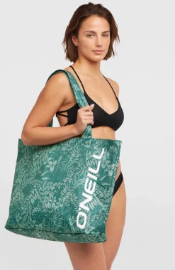 Coastal Print totebag| Groen