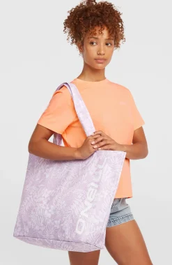 Coastal Print totebag| Paars