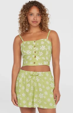 DamesBeach Vintage Cropped top| Groen