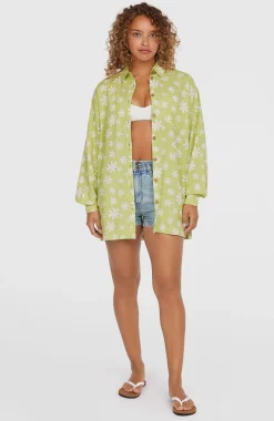 DamesBeach Vintage lange blouse| Groen