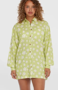 DamesBeach Vintage lange blouse| Groen