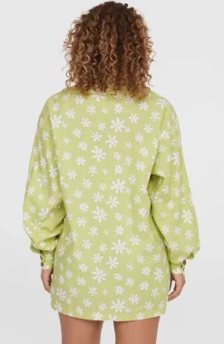 DamesBeach Vintage lange blouse| Groen
