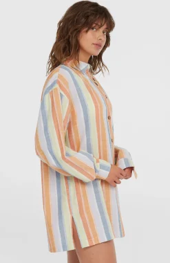 DamesBeach Vintage lange blouse| Geel