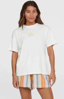 DamesBeach Vintage T-shirt| Wit