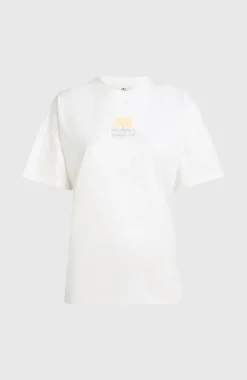 DamesBeach Vintage T-shirt| Wit