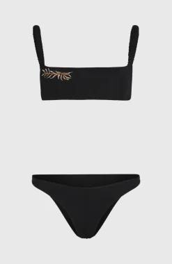 DamesBundoran Flamenco Embroidery bikiniset| Zwart