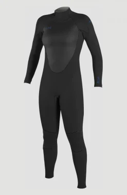 DamesEpic 5/4mm Back Zip Full Wetsuit| Zwart