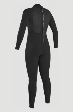 DamesEpic 5/4mm Back Zip Full Wetsuit| Zwart