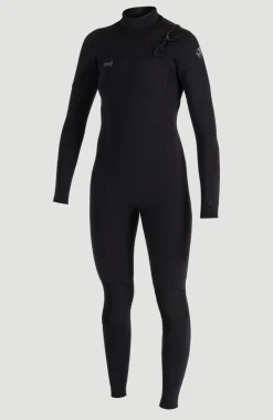 DamesEpic 4/3mm Chest Zip Full Wetsuit| Zwart