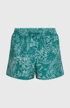 DamesEssentials 12'' All-Over Print zwembroek| Groen