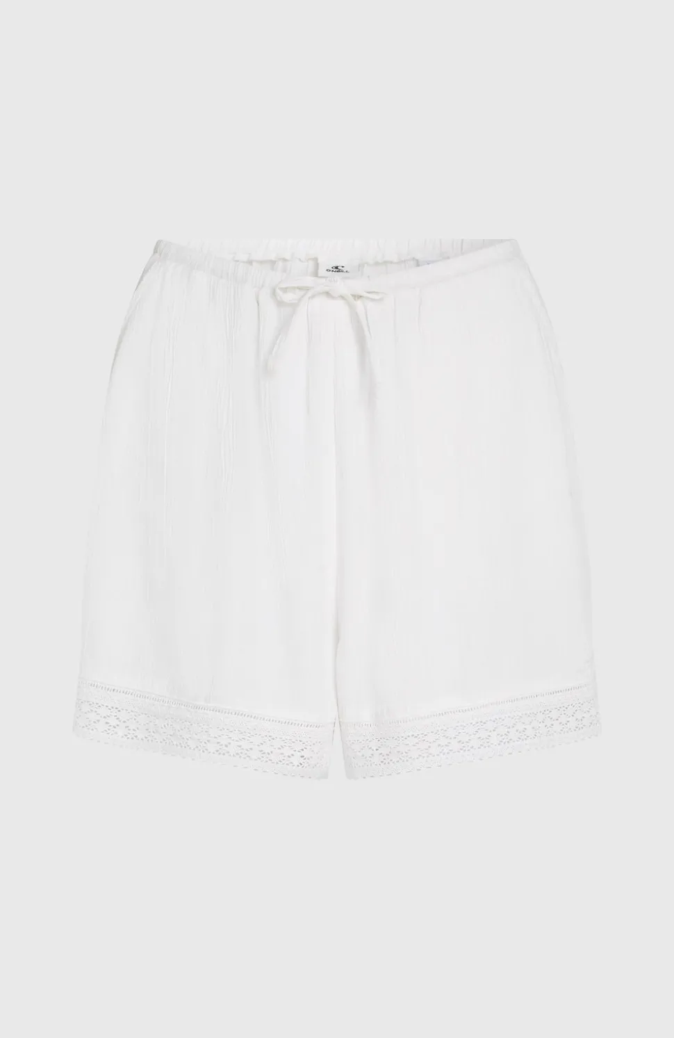 DamesEssentials Embroidery short| Wit