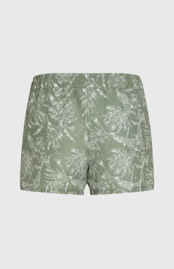 DamesEssentials Print 12'' zwembroek| Groen