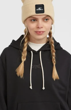 DamesEssentials Script hoodie| Zwart