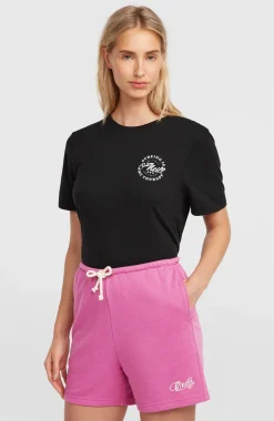DamesEssentials Script sweatshort| Paars