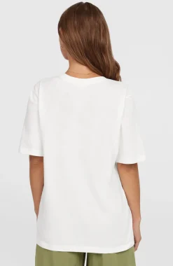 DamesEssentials Script T-shirt| Wit