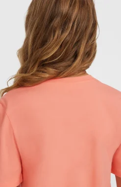 DamesEssentials Script T-shirt| Roze