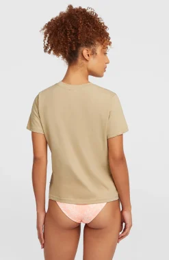 DamesEssentials Script T-shirt| Beige