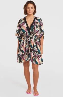 DamesEssentials Tokeena strandjurk| Zwart