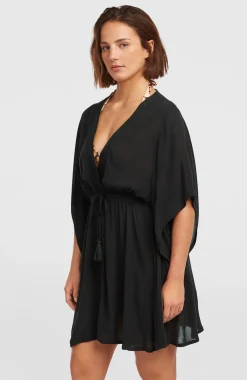 DamesEssentials Tokeena strandjurk| Zwart