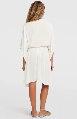 DamesEssentials Tokeena strandjurk| Wit
