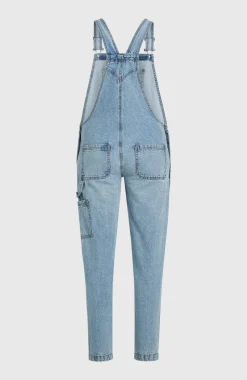 DamesEssentials tuinbroek van keperstof| Blauw