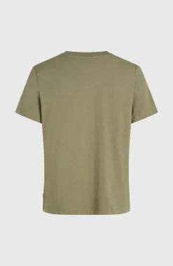 DamesFront Print T-shirt| Groen