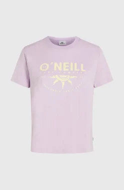 DamesFront Print T-shirt| Paars