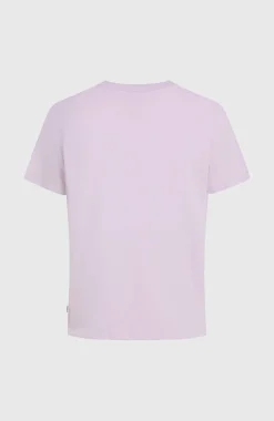 DamesFront Print T-shirt| Paars