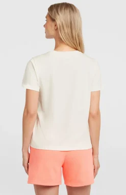 DamesFront Print T-shirt| Wit
