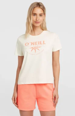 DamesFront Print T-shirt| Wit