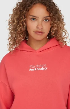 DamesFuture Surf Society hoodie| Roze