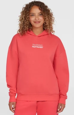 DamesFuture Surf Society hoodie| Roze
