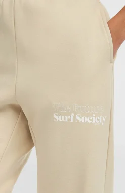DamesFuture Surf Society joggingbroek| Beige