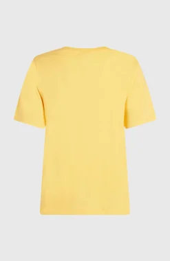 DamesFuture Surf Society T-shirt| Geel