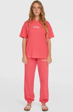 DamesFuture Surf Society T-shirt| Roze