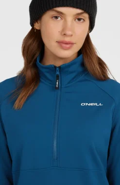 DamesFWC'Cruz fleecetrui met halve rits| Blauw