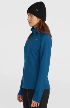 DamesFWC'Cruz fleecetrui met halve rits| Blauw