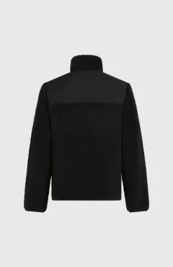 DamesFWC'Cruz Fuzzy fleecevest met volledige rits| Zwart