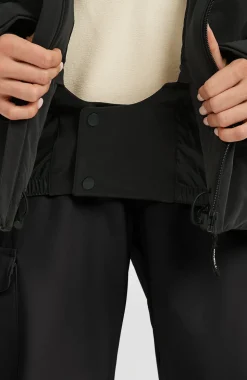 DamesFWC'Cruz Hybrid Belted wintersportjas| Zwart Mix
