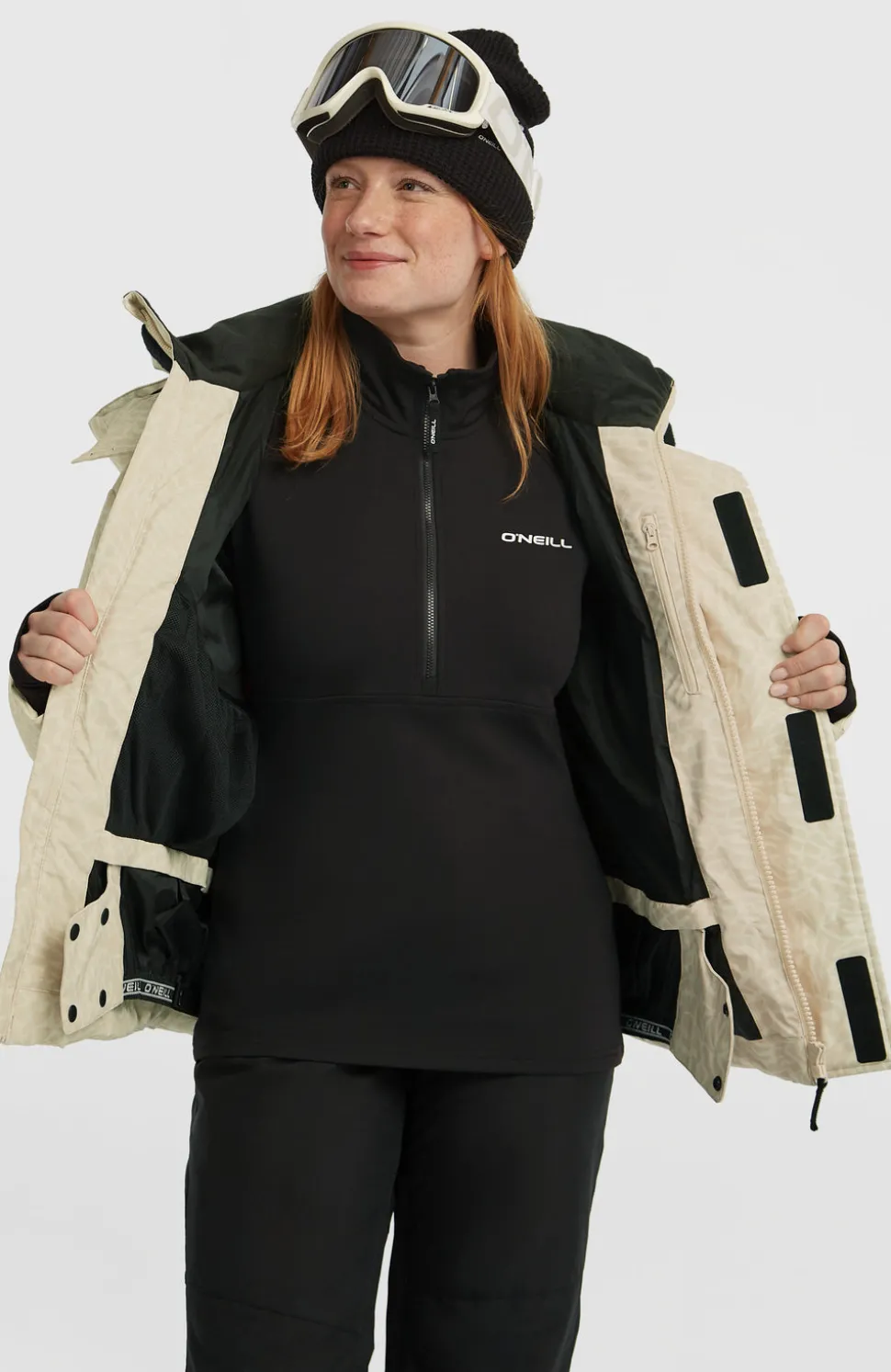 DamesFWC'Cruz Hybrid wintersportjas| Beige
