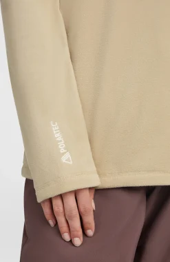 DamesFWC'Cruz Jack's Polartec® fleecetrui met halve rits| Beige