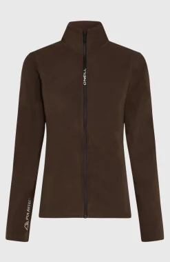 DamesFWC'Cruz Jack's Polartec® fleecevest met volledige rits| Bruin