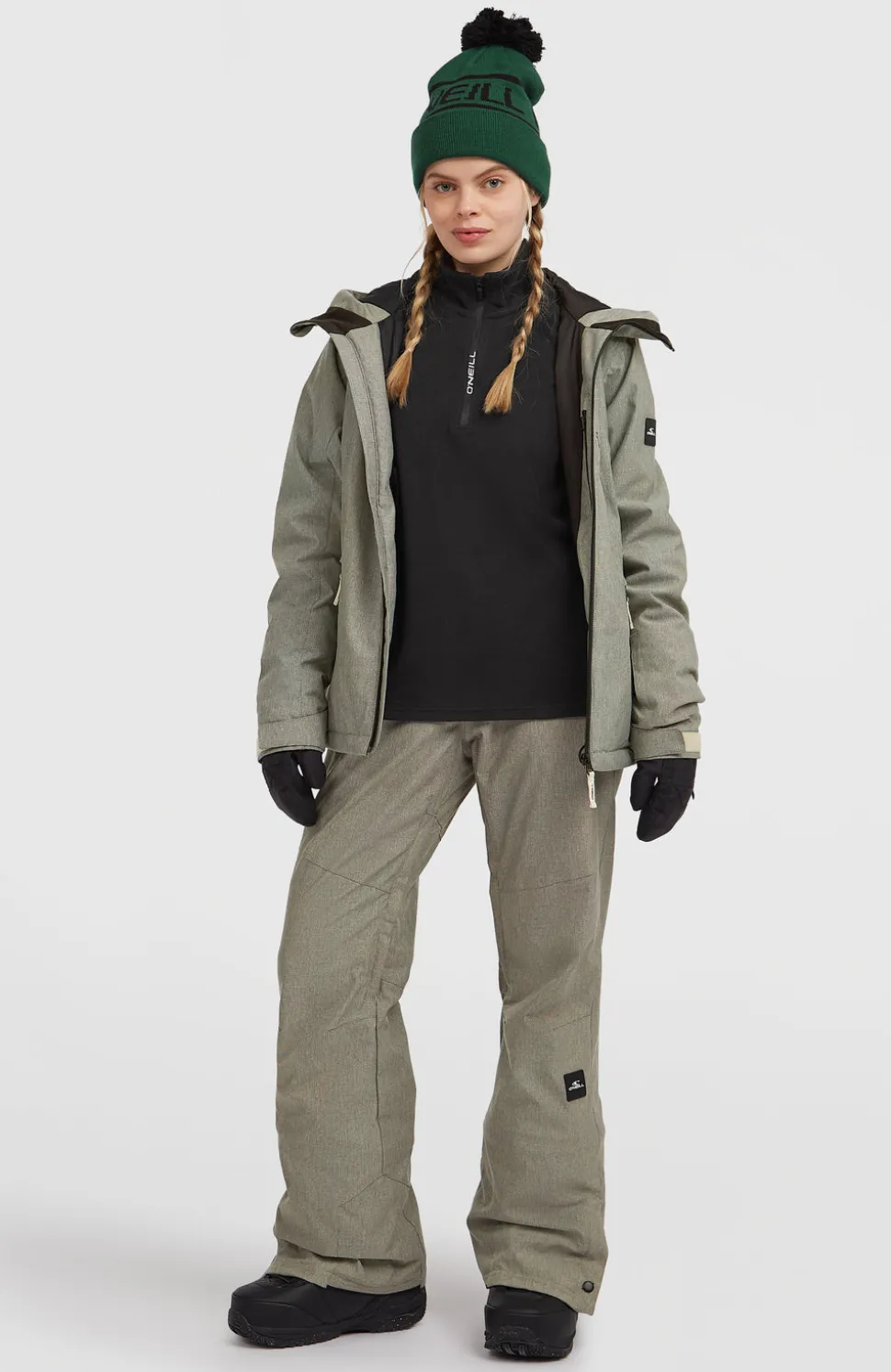 DamesFWC'Cruz Melange wintersportbroek| Beige
