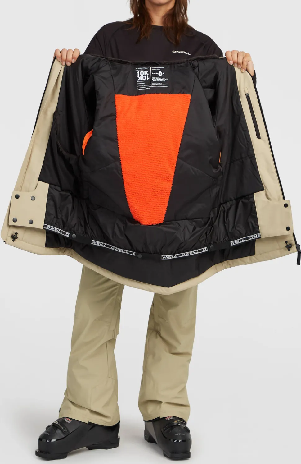 DamesFWC'Cruz Melange wintersportjas| Beige