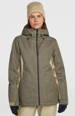 DamesFWC'Cruz Melange wintersportjas| Beige