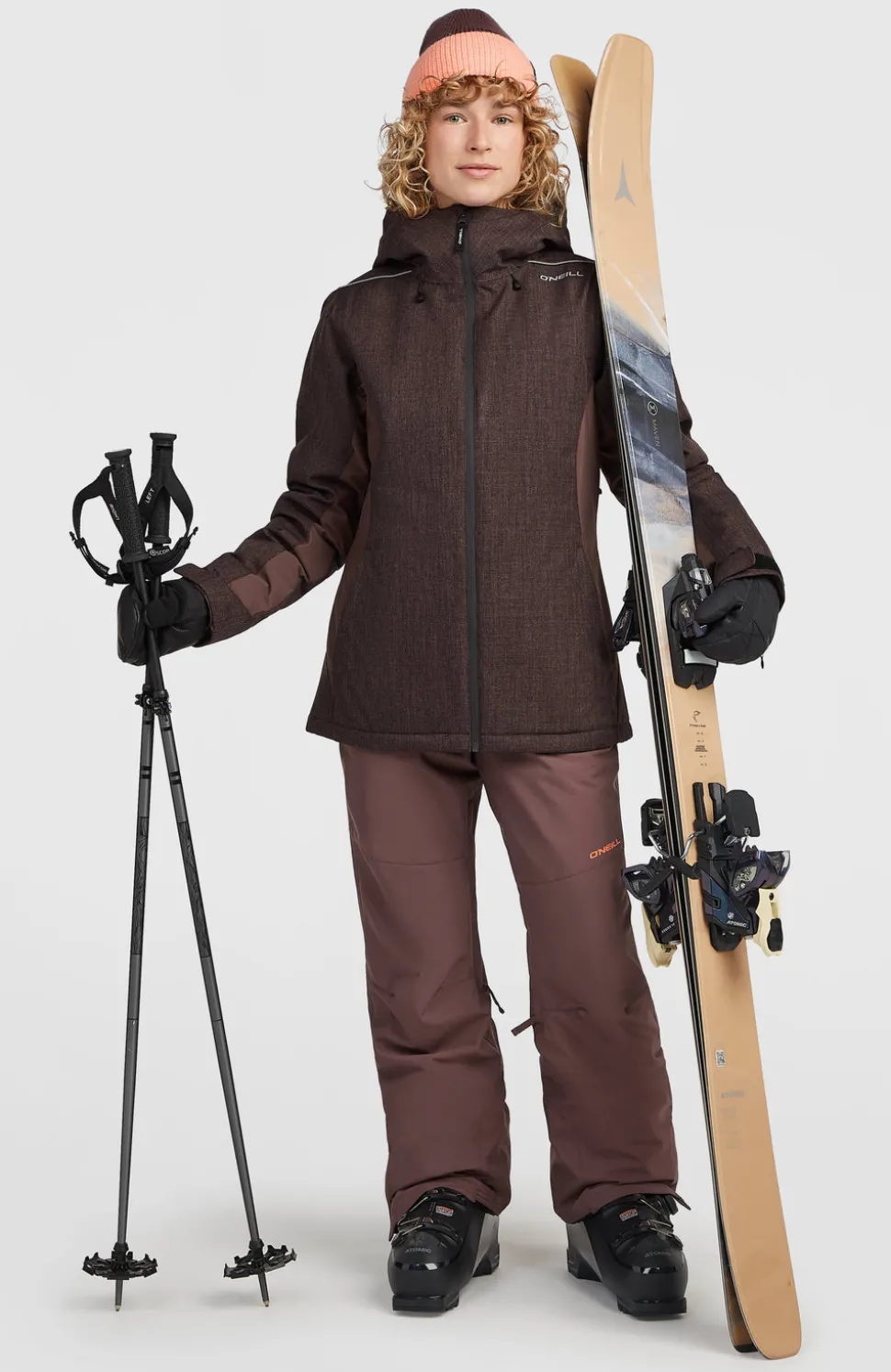 DamesFWC'Cruz Melange wintersportjas| Paars