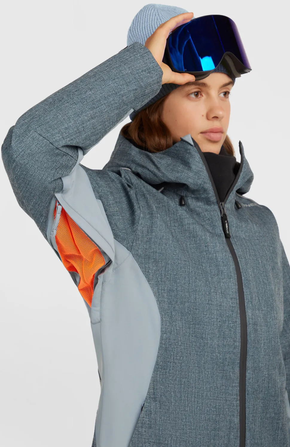 DamesFWC'Cruz Melange wintersportjas| Blauw