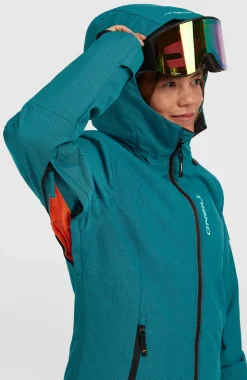 DamesFWC'Cruz Melange wintersportjas| Blauw