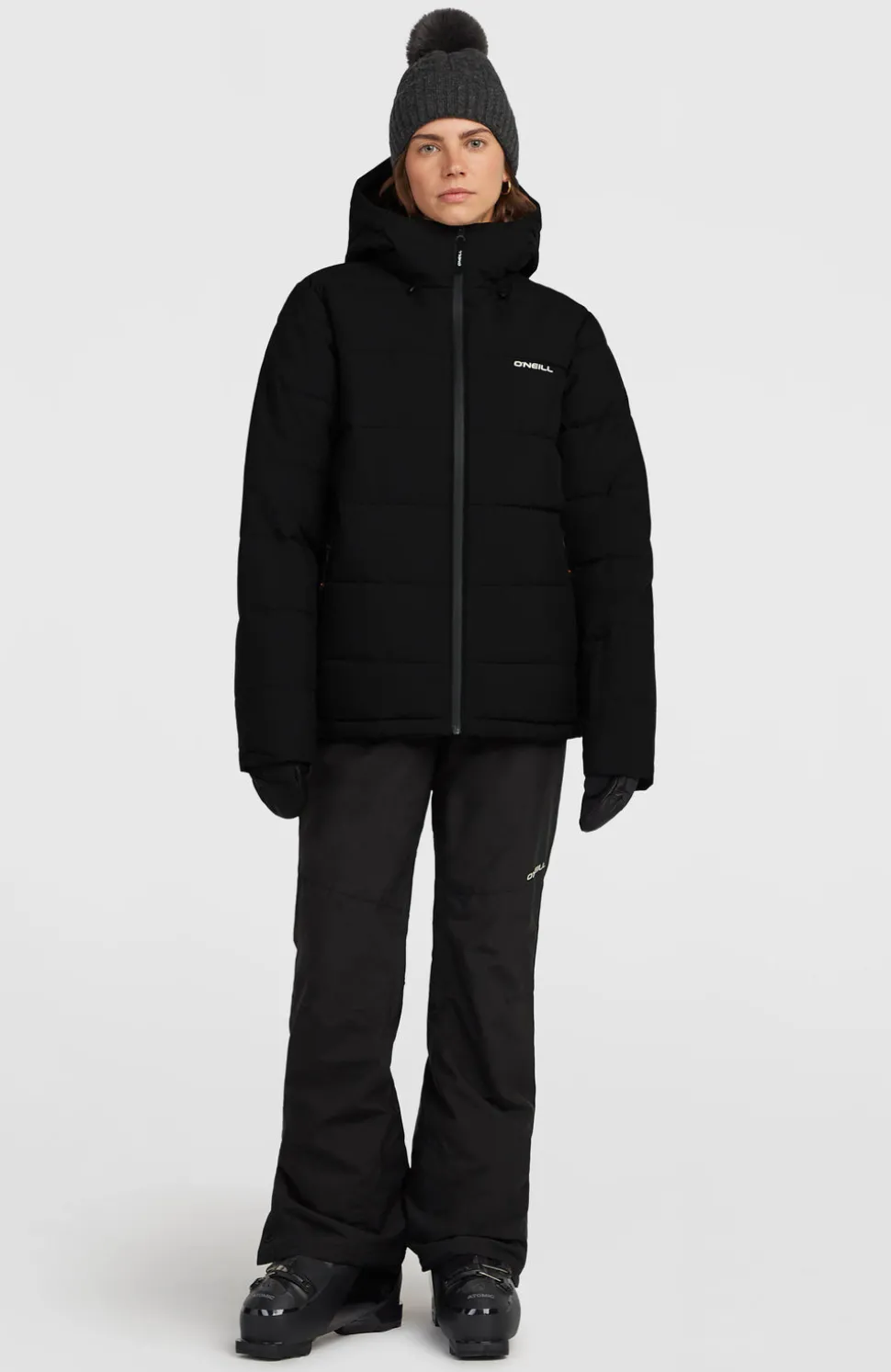 DamesFWC'Cruz Puffer wintersportjas| Zwart