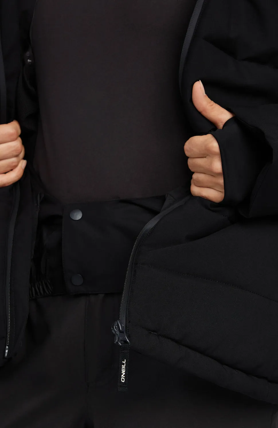 DamesFWC'Cruz Puffer wintersportjas| Zwart